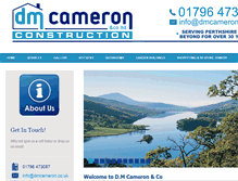 Tablet Screenshot of dmcameron.co.uk